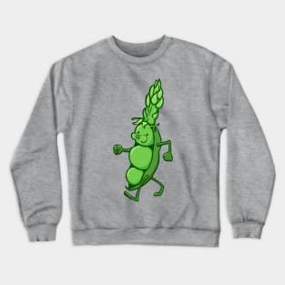 Asparagus Pee Funny Pea Pod Crewneck Sweatshirt